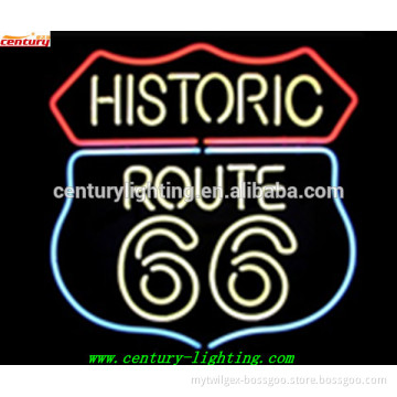 historic route 66 neon sign